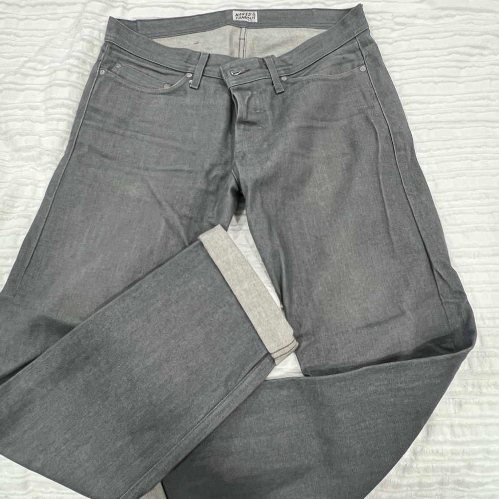 Naked and Famous Weird Guy Selvage Jeans